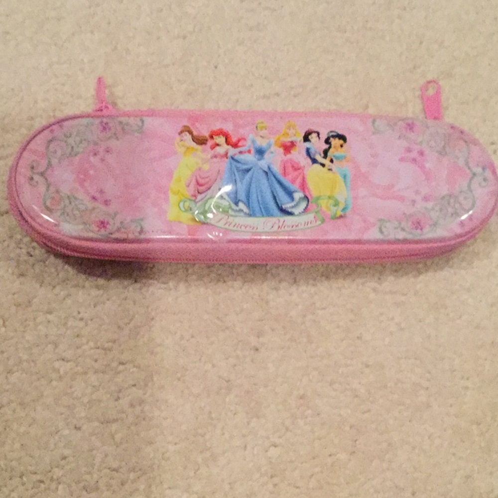 a container with Disney princesses on it